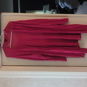 Torrid sz 3 pink long cardigan
